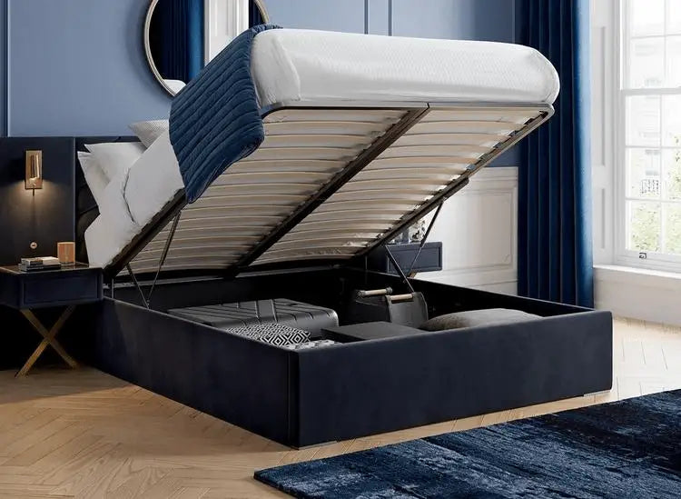 Arthur Vertical Ottoman Storage Luxury Bed - Monarch Beds and Mattresses