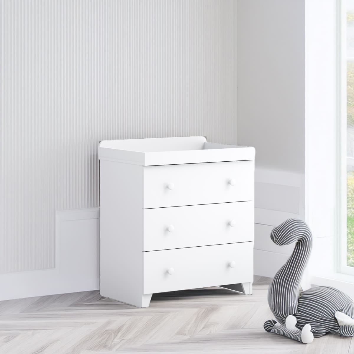 Little Acorns Classic Dresser - White