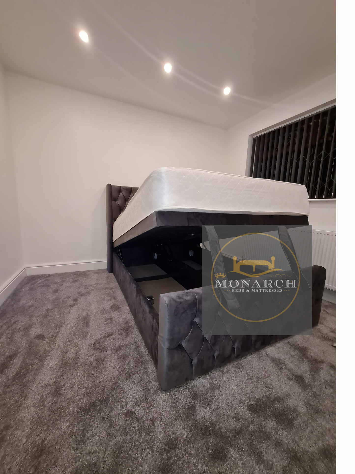 Washington Ottoman Storage Luxury Bed - Monarch Beds and Mattresses