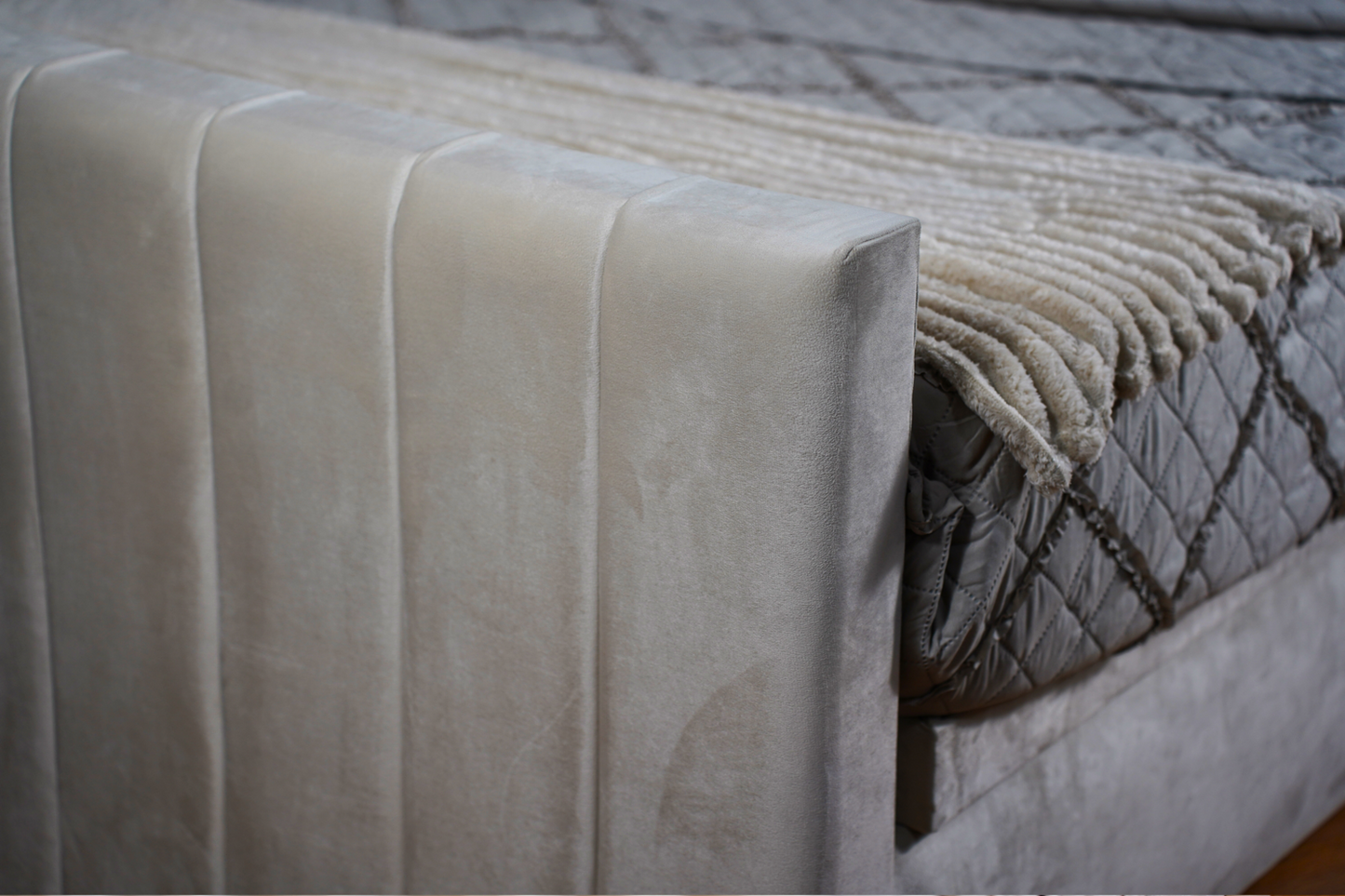Wingback Kingston Ottoman Storage Luxury Bed