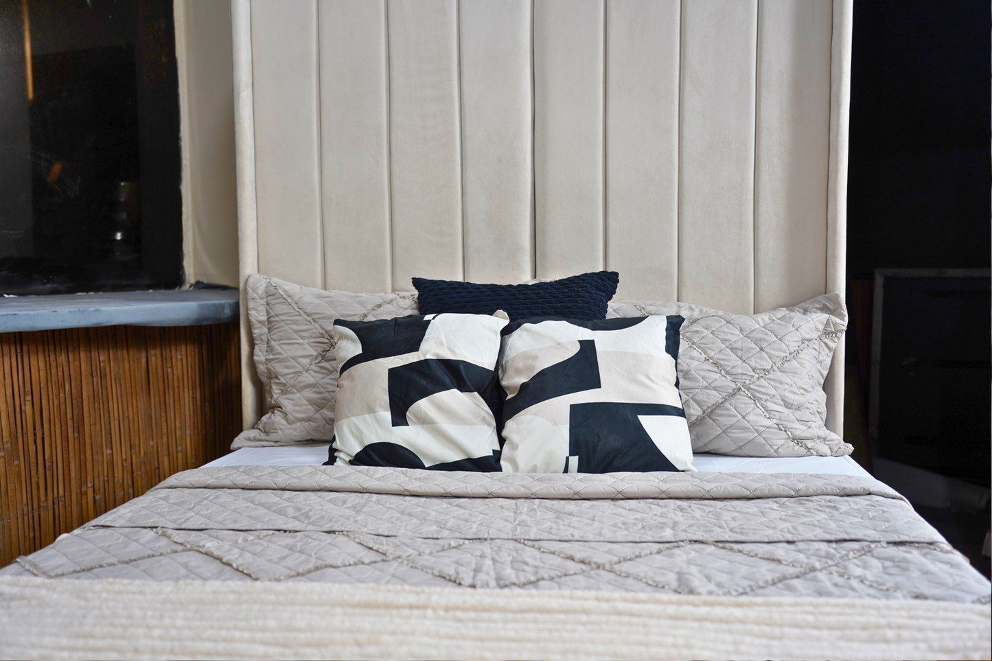 Wingback Kingston Ottoman Storage Luxury Bed