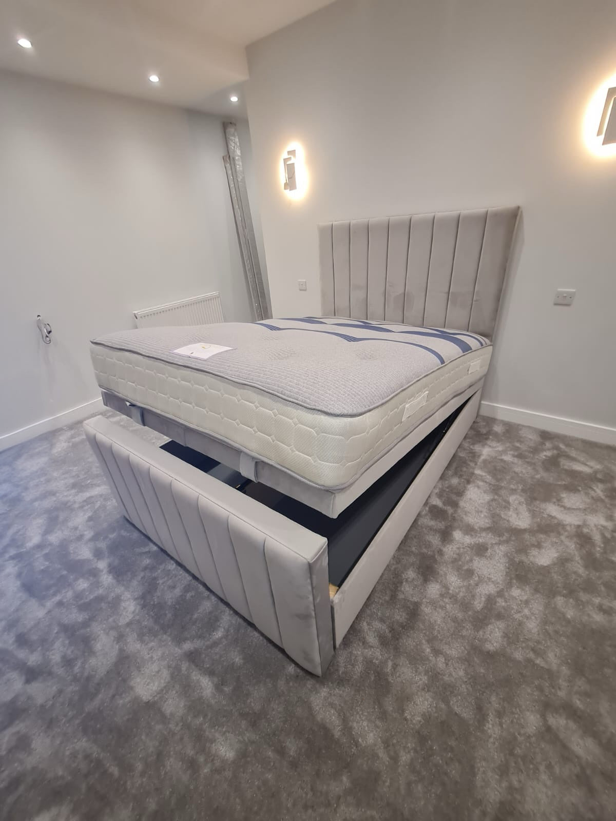 Kingston Ottoman Monarch Storage Luxury Bed - Monarch Beds and Mattresses