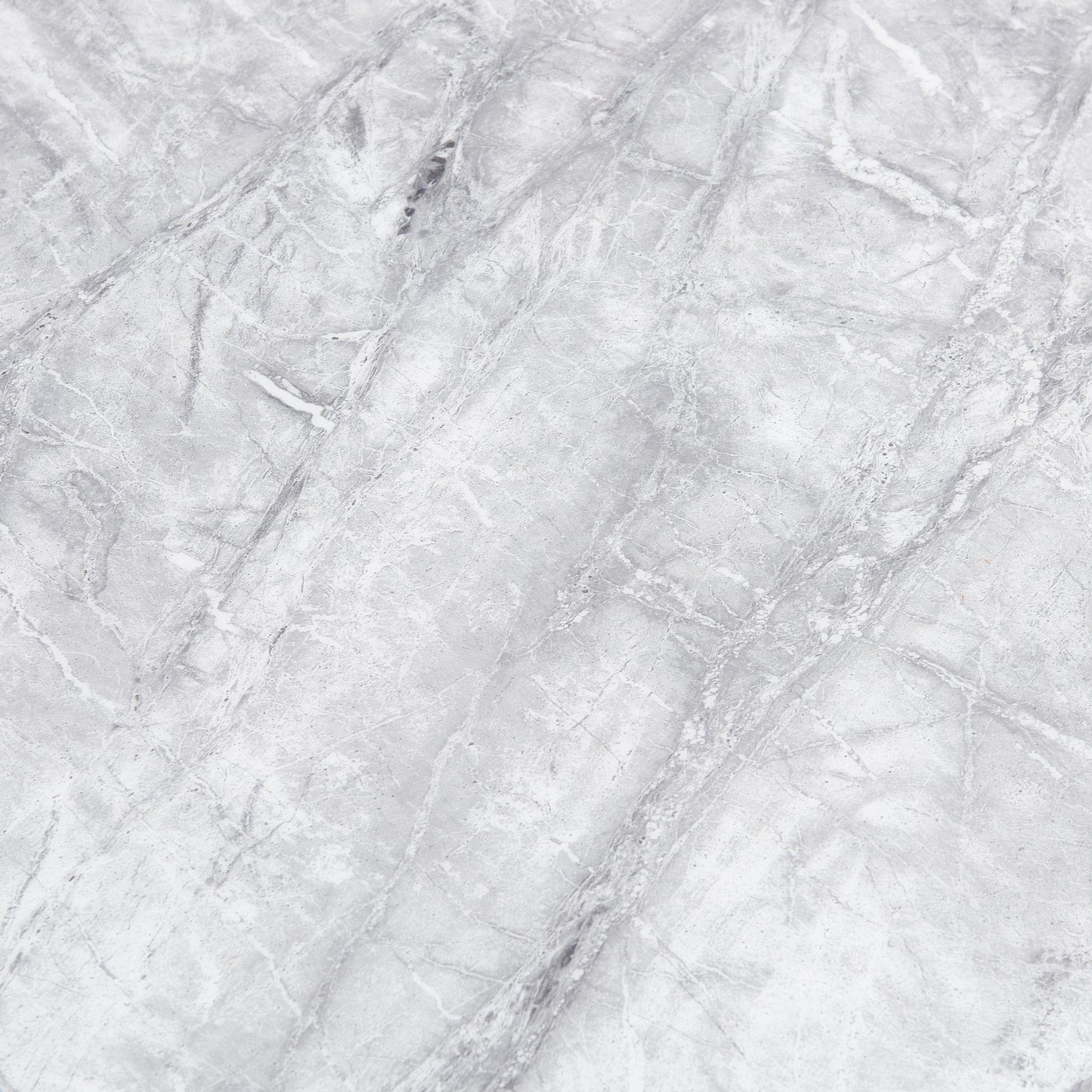 Merida Grey Marble and Chrome Dining Table - 150cm