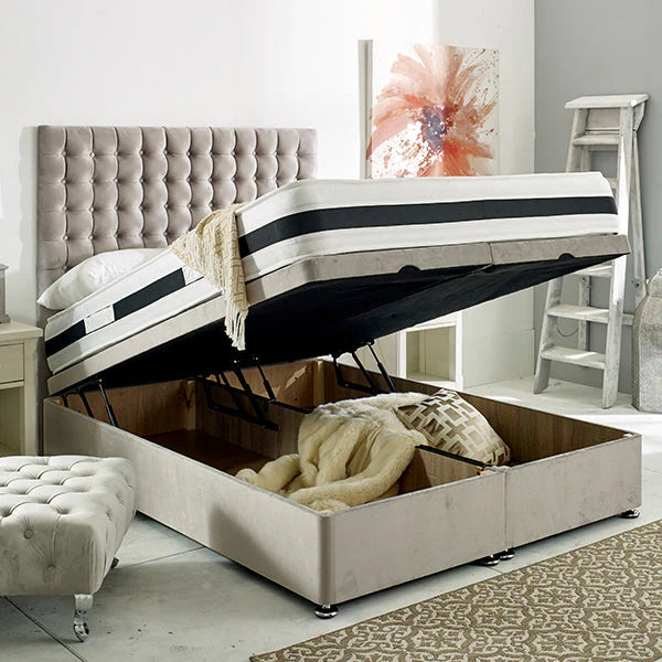 Oscar Chesterfield Ottoman Divan Gas Lift