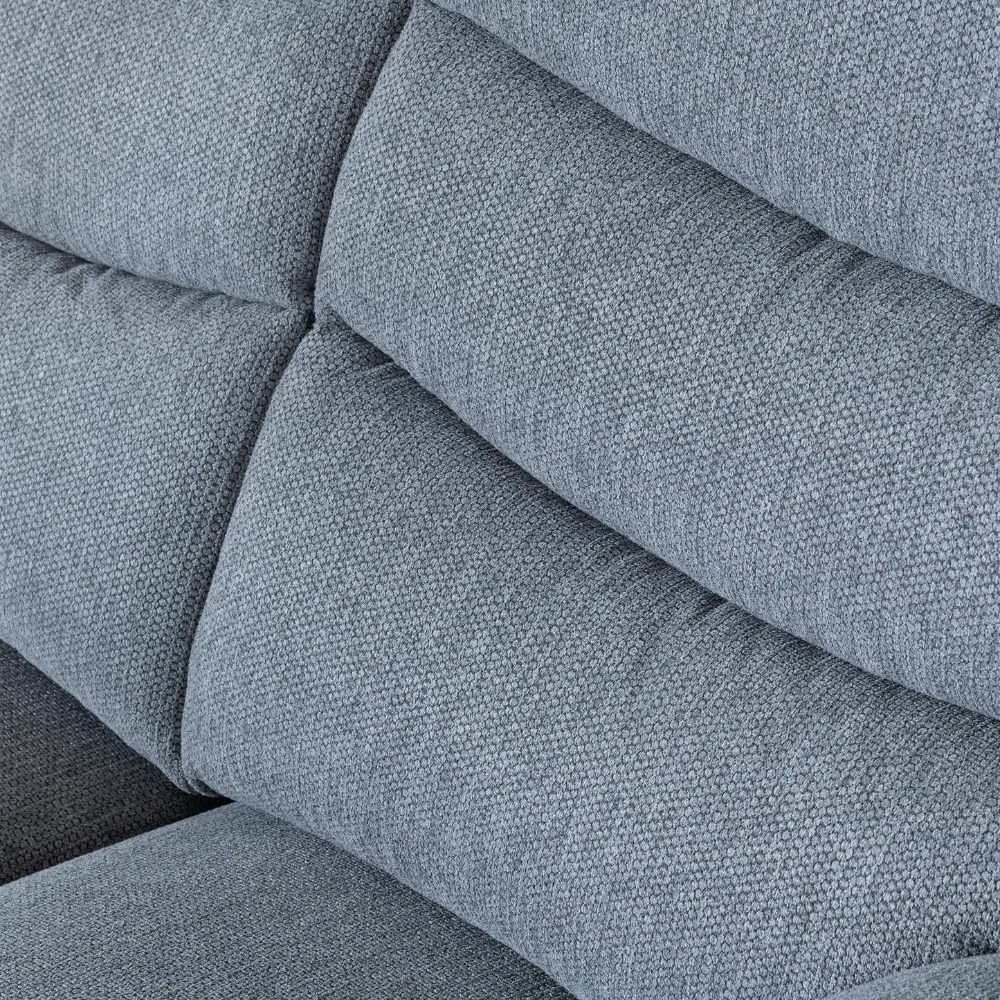 Sydney Grey Fabric 3 Seater