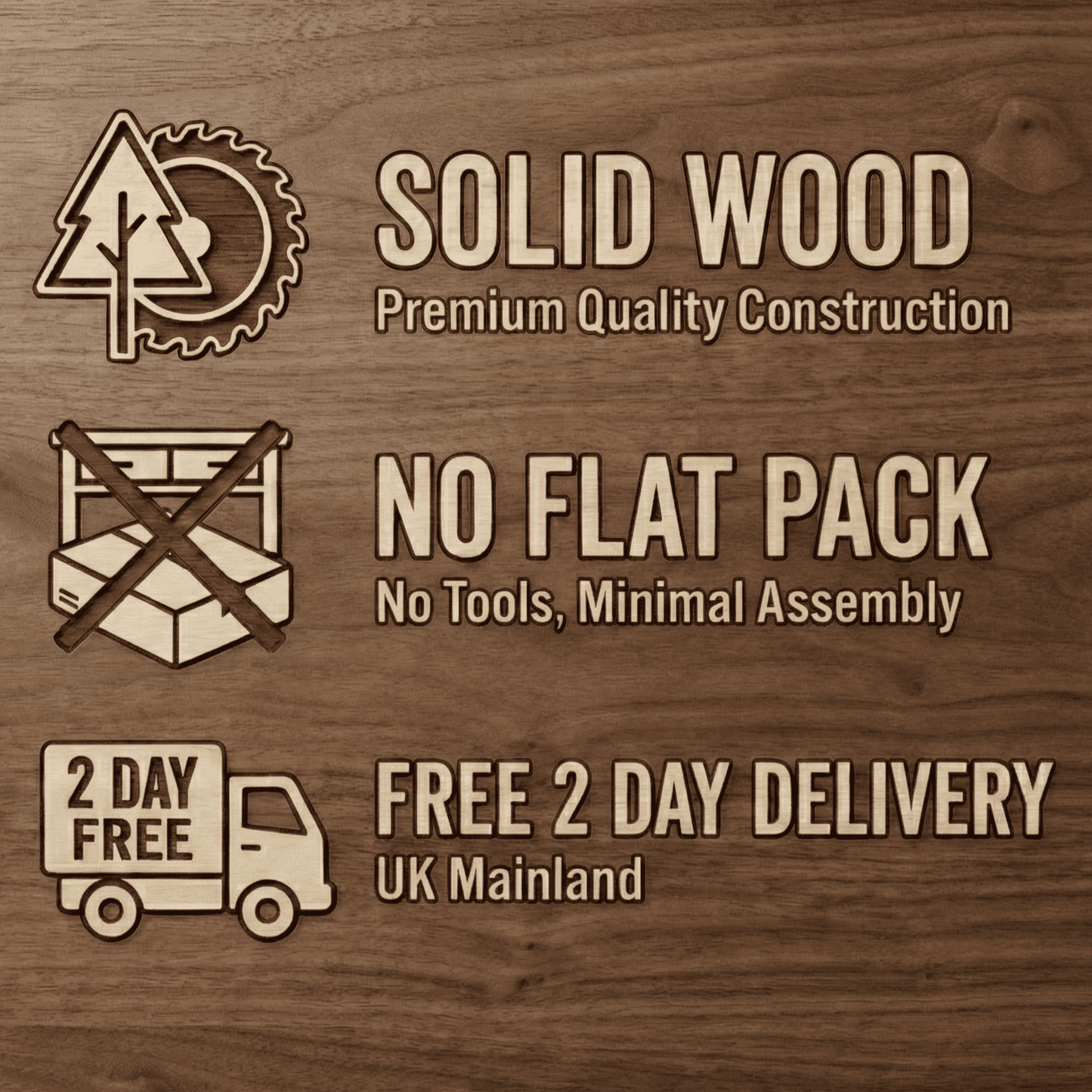 Norway Walnut Round Coffee Table