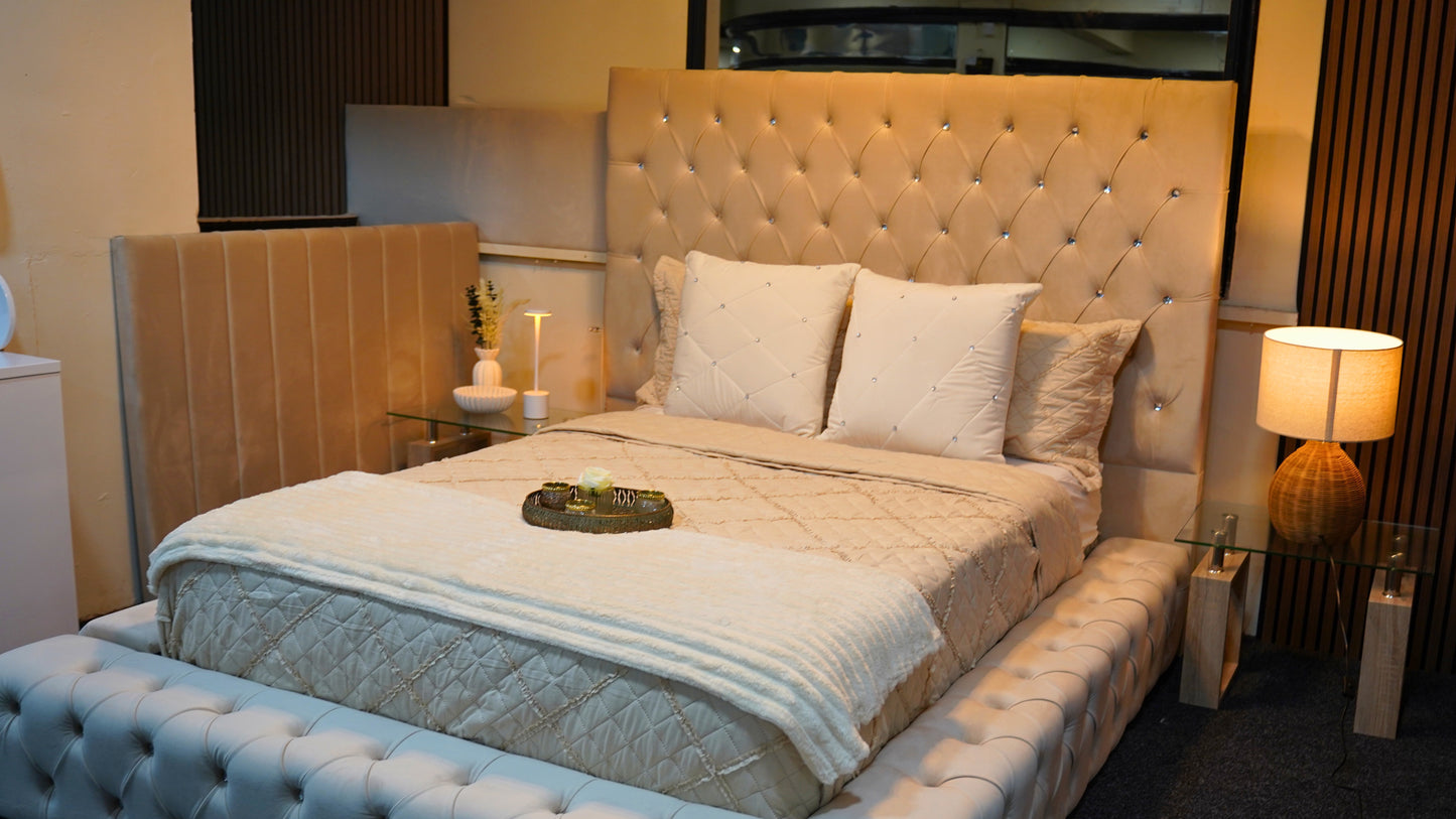queen ambassador bed at monarch showroom