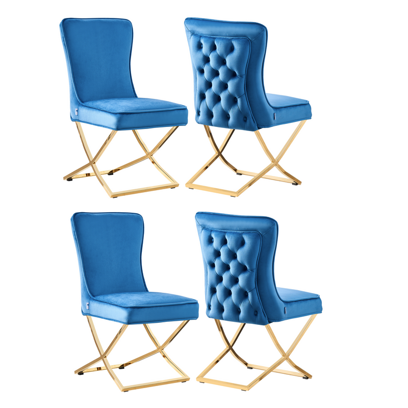 Trafalgar Velvet Dining Chair