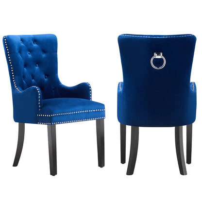 Windsor LUX Velvet Dining Chair (with armrests)