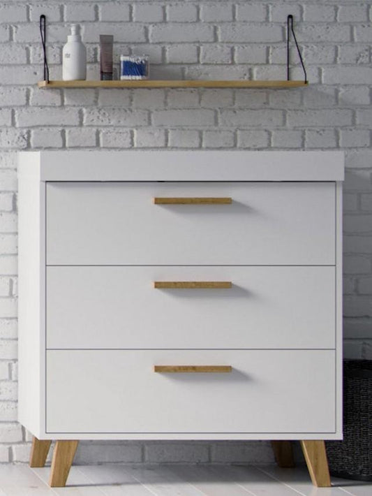 Little Acorns Siriana Dresser - White & Oak
