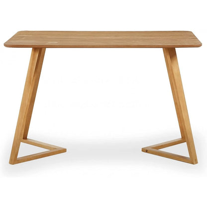 Dallas Scandinavian-inspired Dining Table -Easy Clean Wooden Table Top with Wooden Legs