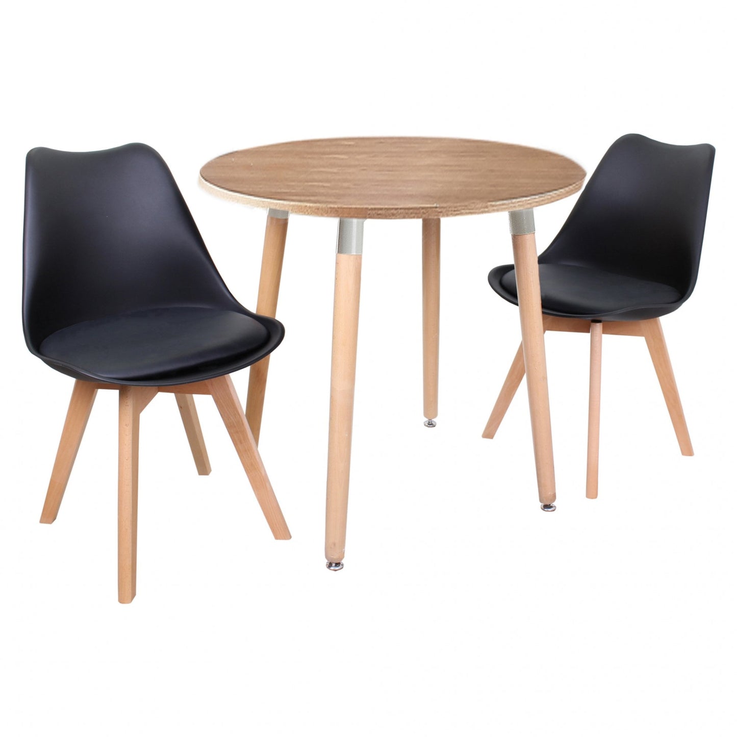 Jamie Lorenzo Halo Round Dining Set of 2