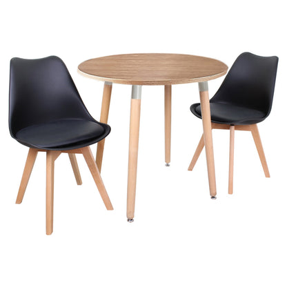 Jamie Lorenzo Halo Round Dining Set of 2