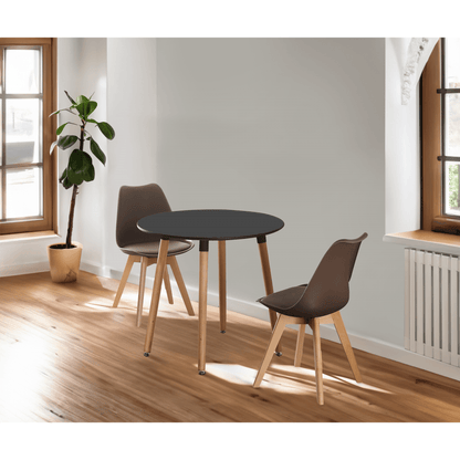 Jamie Lorenzo Halo Round Dining Set of 2