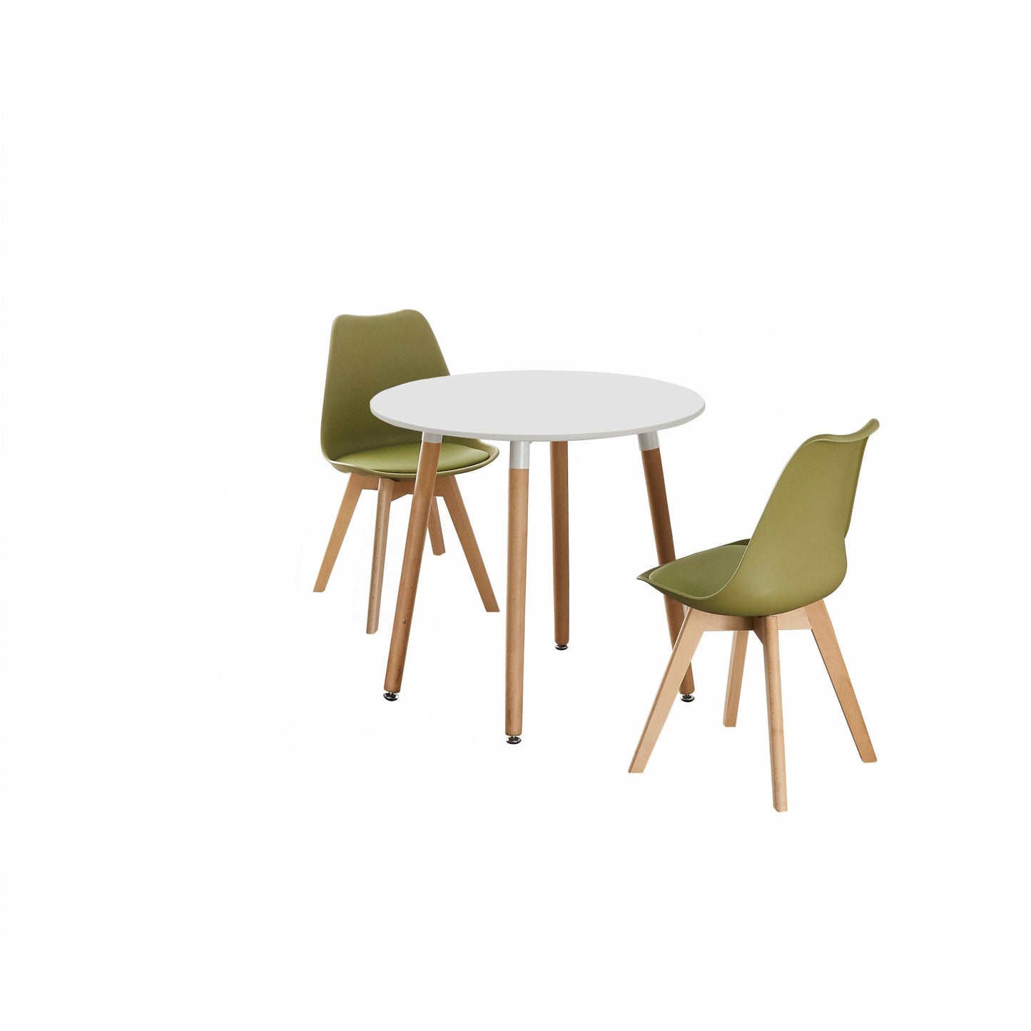 Jamie Lorenzo Halo Round Dining Set of 2