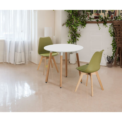 Jamie Lorenzo Halo Round Dining Set of 2