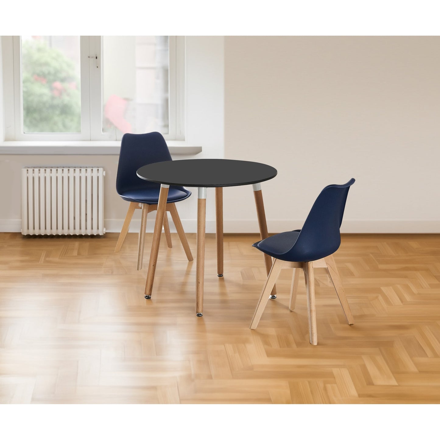 Jamie Lorenzo Halo Round Dining Set of 2