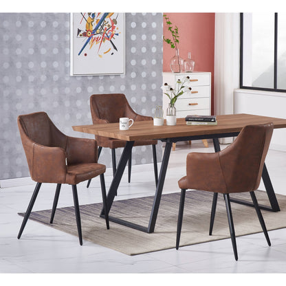 Zarah LUX faux leather chair