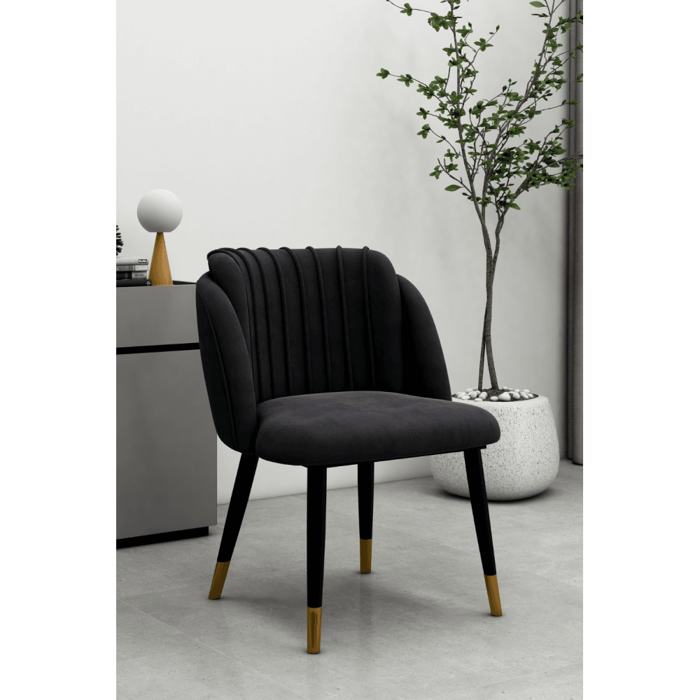 Milano velvet dining chair