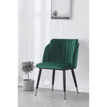 Milano velvet dining chair