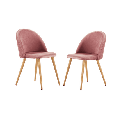 Lucia Velvet Dining Chair Set of 2