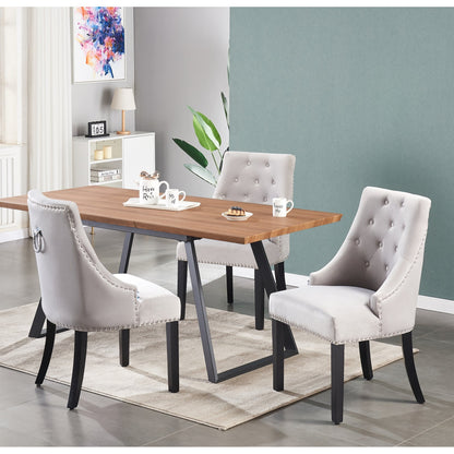 Windsor Toga Lux Dining Set | a Brown Table and Set of 4 Chairs