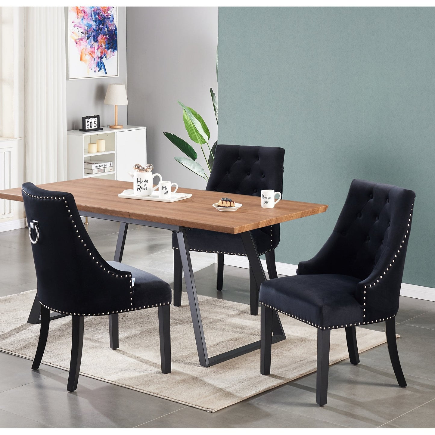 Windsor Toga Lux Dining Set | a Brown Table and Set of 4 Chairs