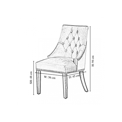 Windsor Cosmo Lux Dining Set | a Walnut Table and Set of 4 Chairs