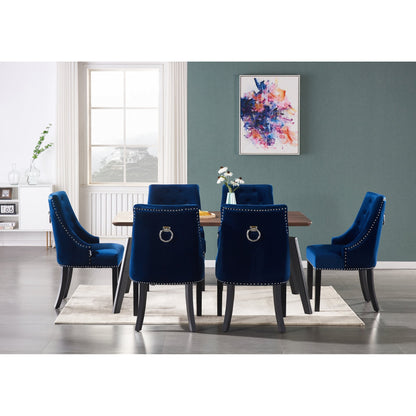 Windsor Cosmo Lux Dining Set | a Walnut Table and Set of 6 Chairs