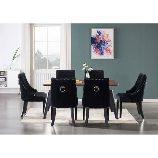 Windsor Cosmo Lux Dining Set | a Walnut Table and Set of 6 Chairs