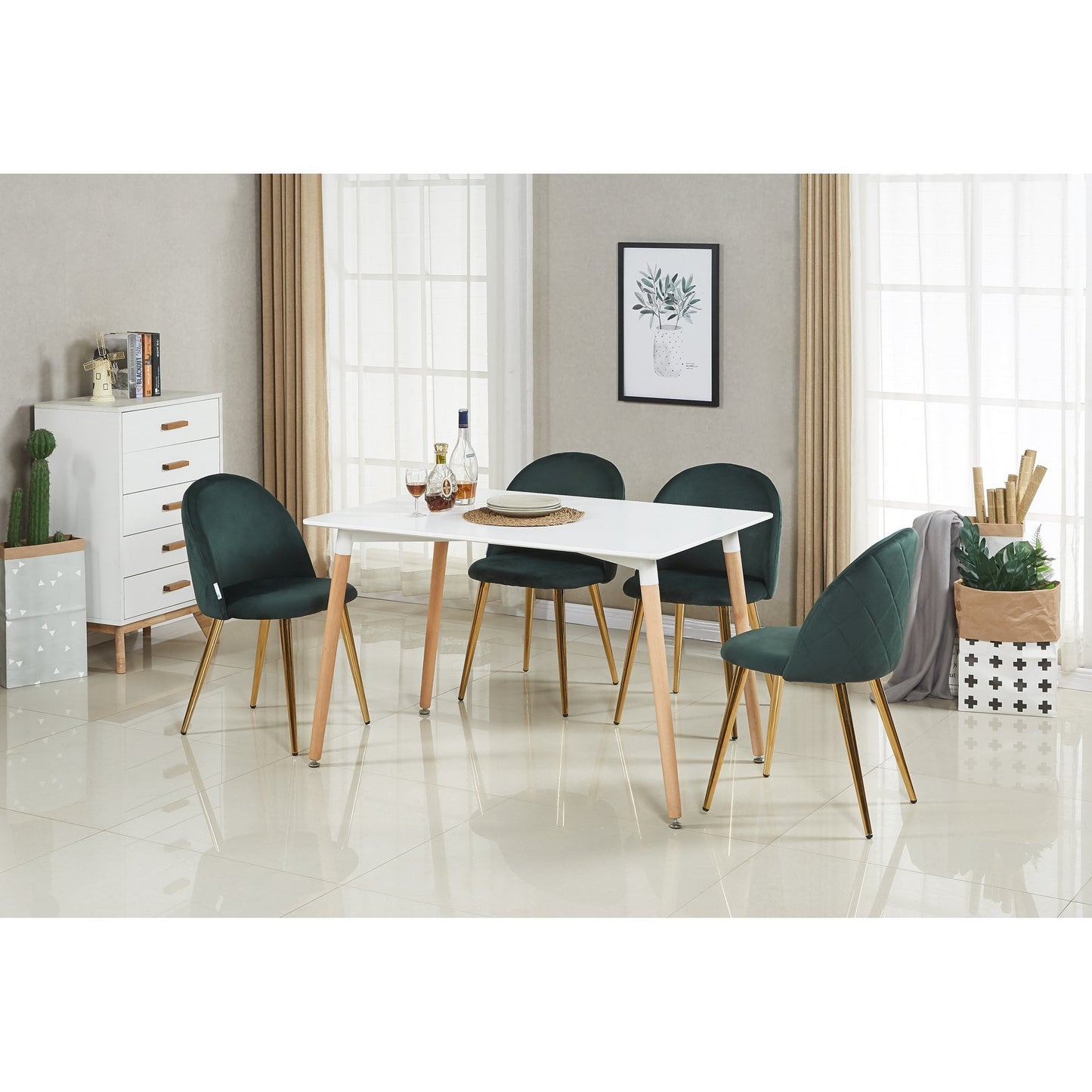 Lucia Velvet Dining Chair Or Dressing Table Chair