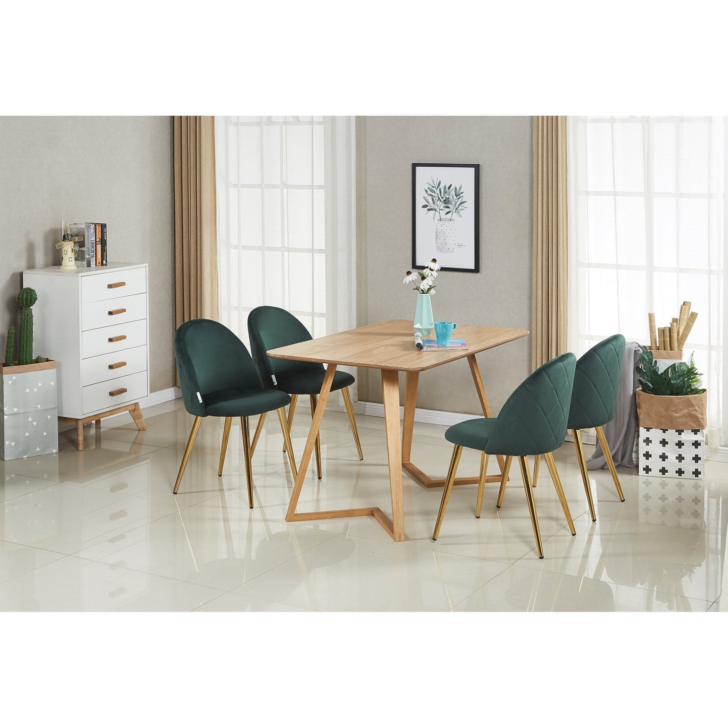 Lucia Velvet Dining Chair Or Dressing Table Chair