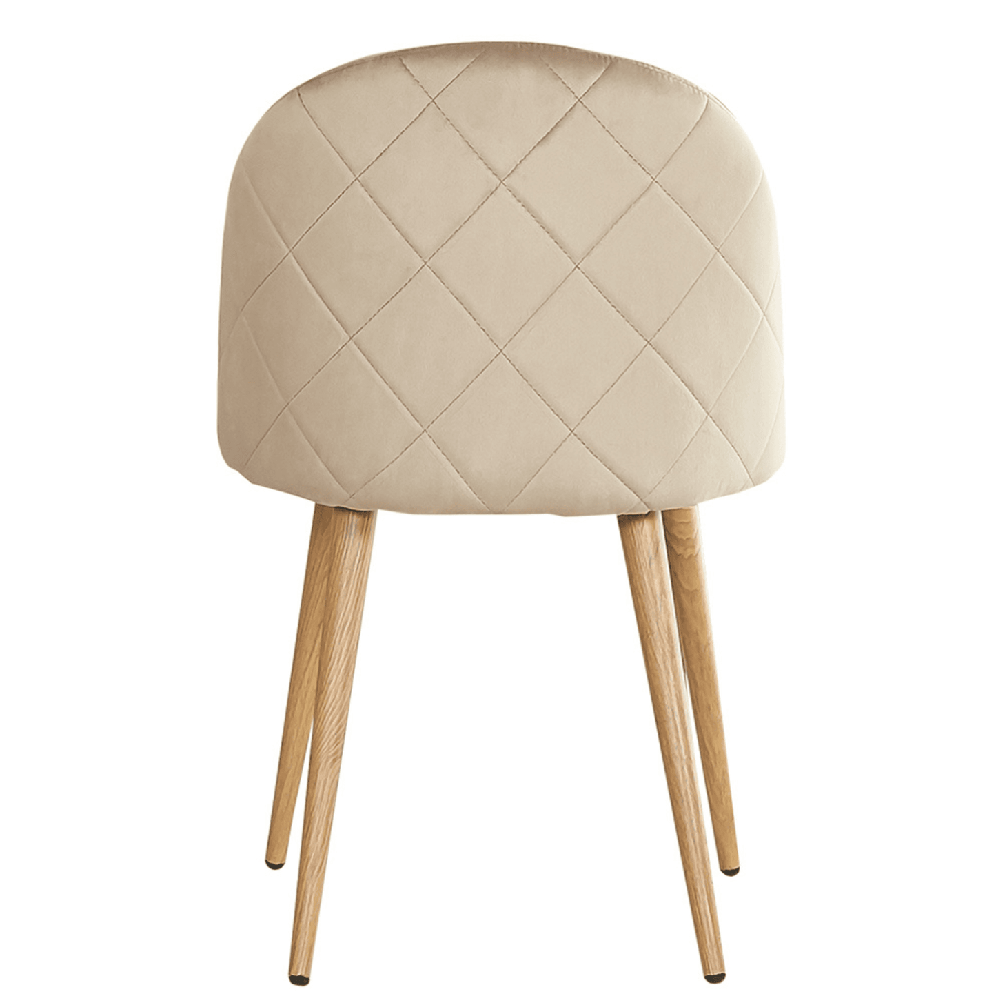 Lucia Dallas Dining Table and Chairs Set of 4 - an Oak Dining Table & Set of 4 Velvet Dining Chairs