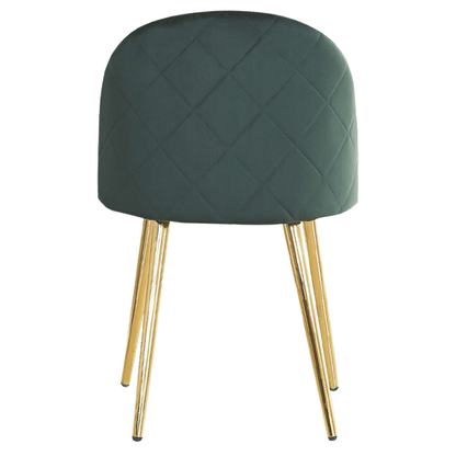 Lucia Dallas Dining Table and Chairs Set of 4 - an Oak Dining Table & Set of 4 Velvet Dining Chairs