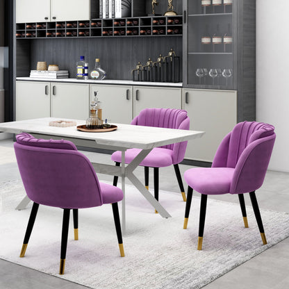 Milano velvet dining chair