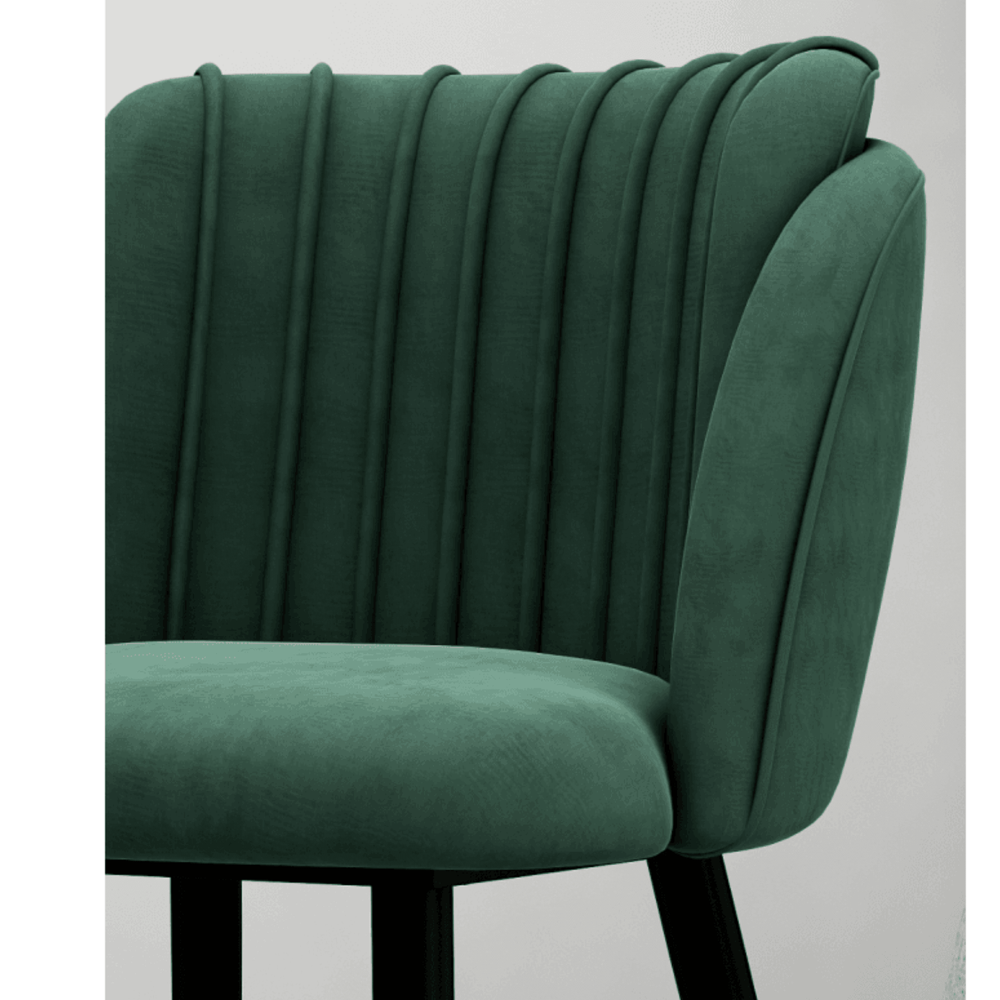 Milano velvet dining chair