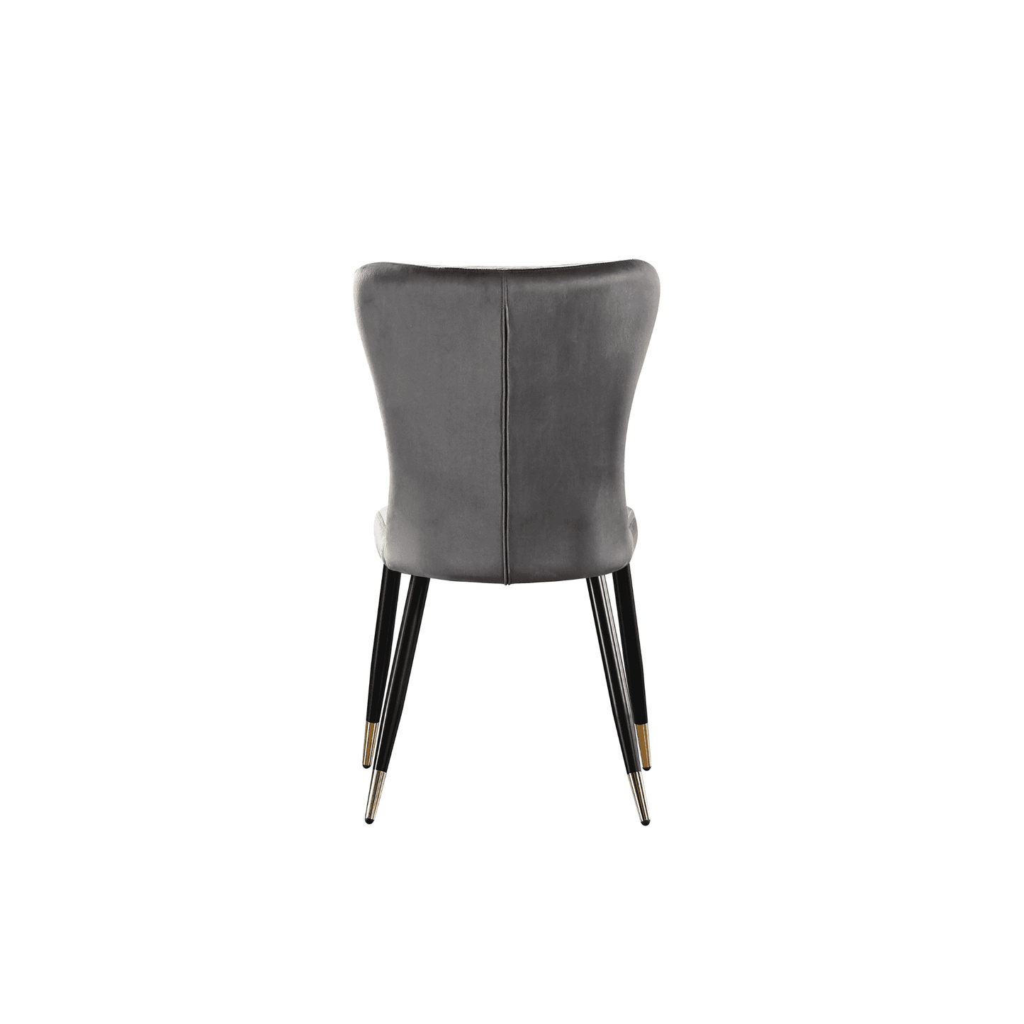 New York LUX Velvet Dining Chair with Metal Legs - Scandinavian Inspired