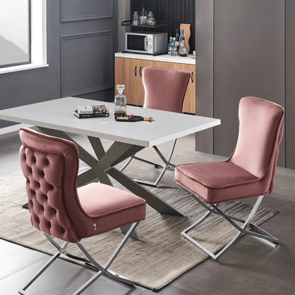 Trafalgar Velvet Dining Chair