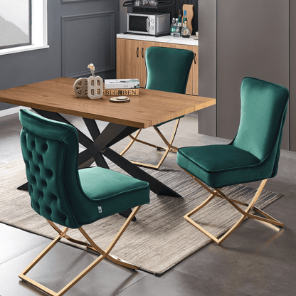 Trafalgar Velvet Dining Chair