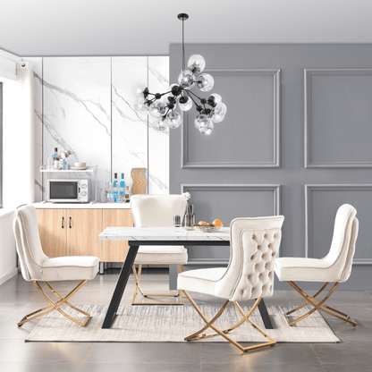 Trafalgar Velvet Dining Chair