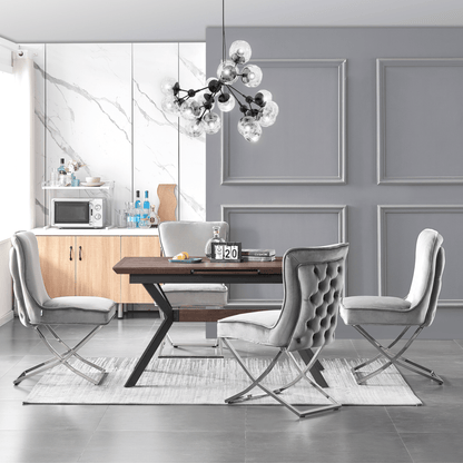 Trafalgar Velvet Dining Chair