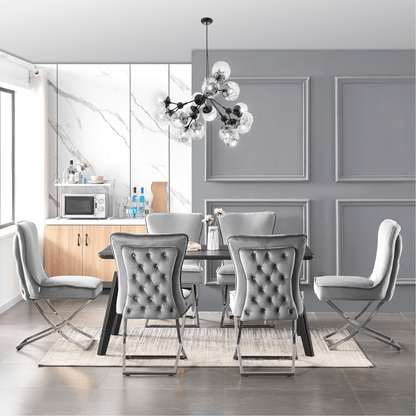 Trafalgar Velvet Dining Chair