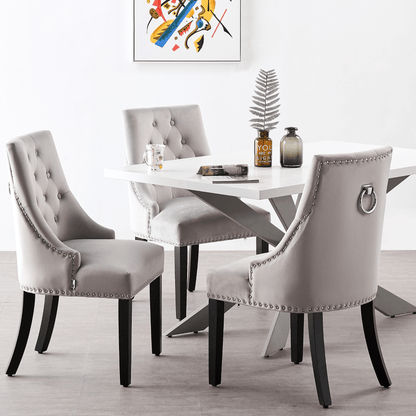 Windsor LUX Velvet Dining Chair Set of 2