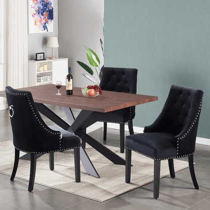 Windsor LUX Velvet Dining Chair Set of 2