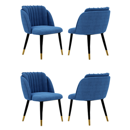 Milano velvet dining chair