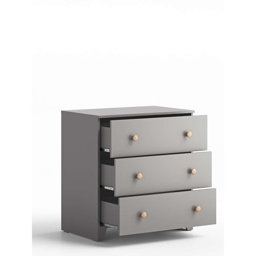 Little Acorns Classic Dresser - Grey & Oak