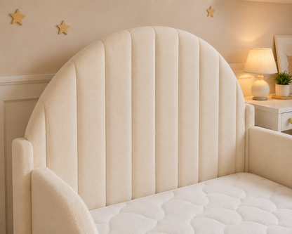 Luxury cream Winnie Kids Bed handcrafted in the UK