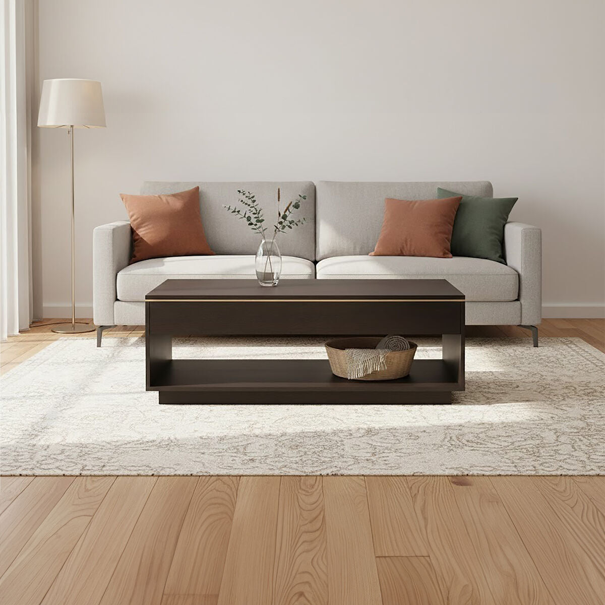 Diamond Oak Veneer Coffee Table