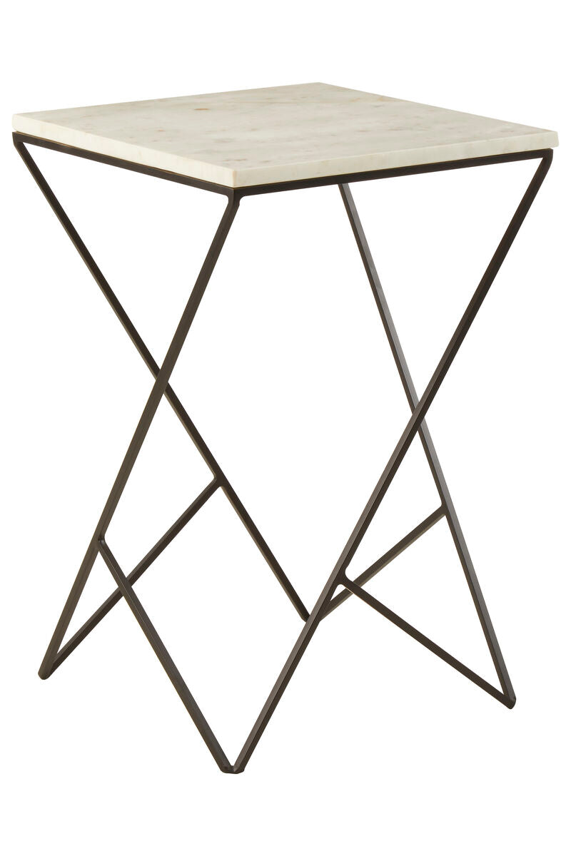Shalimar Marble top Square Side Table