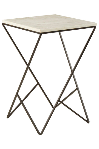 Shalimar Marble top Square Side Table